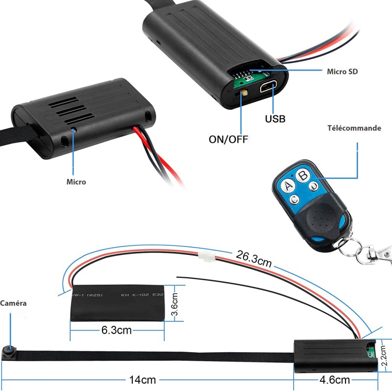 Full HD camera DIY with motion detection
