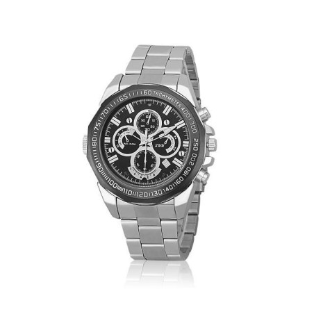 Metalen Horloge met Full HD Camera, Nachtzicht en Ingebouwde Microfoon