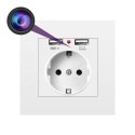 Full HD Camera with Motion Detection in Wall Socket