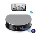 Full HD WiFi camera in wekker met draadloos opladen