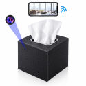 WIFI-camera in tissuebox met toegang op afstand