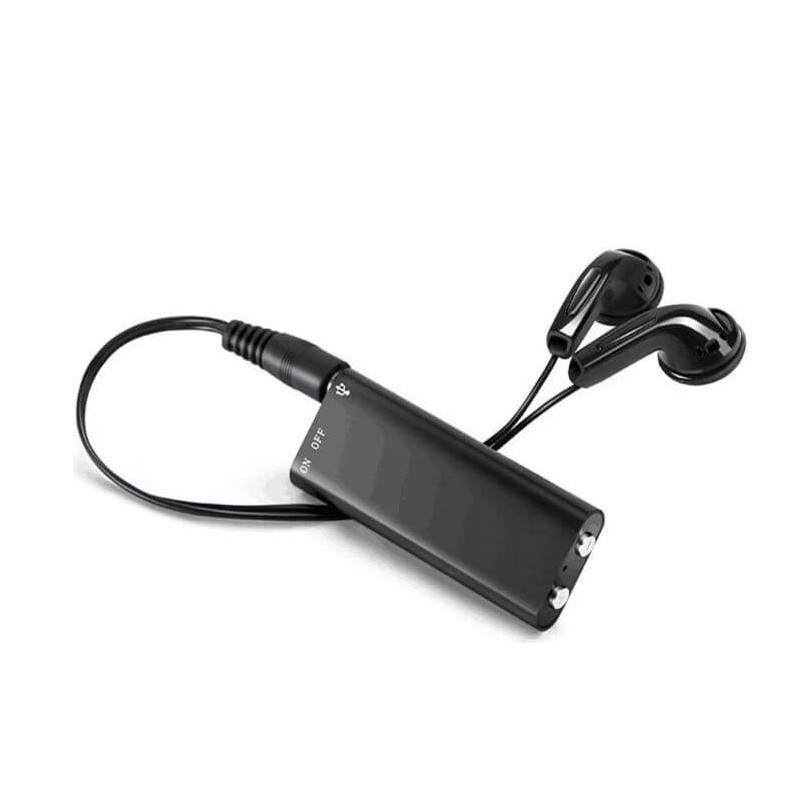 Mini microphone with 8Go Mp3 player